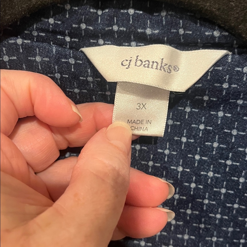 CJ Banks Denim Vest - Picture 2 of 5